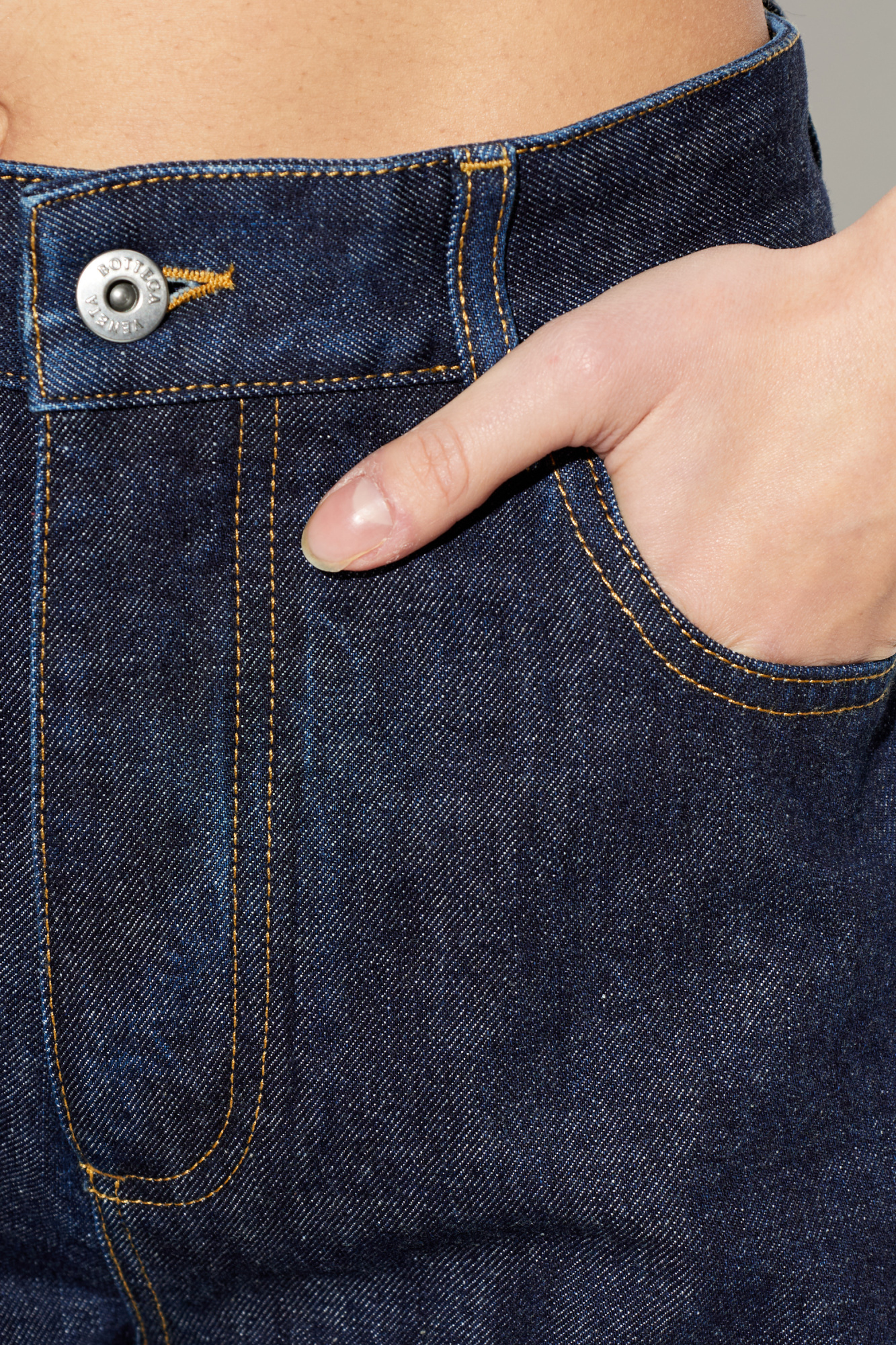 Navy blue Straight-leg jeans Bottega Veneta - Vitkac Canada